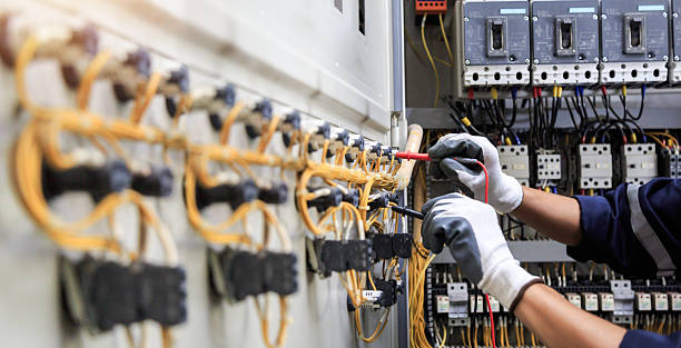 Professional Electrician technician working in Pecan Grove, TX